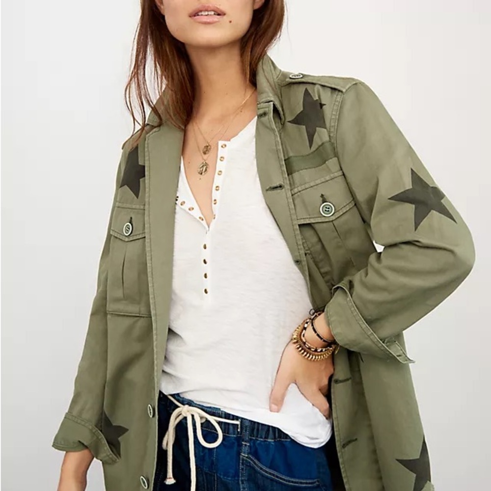 Pistola Olive Camilo Star Military Jacket